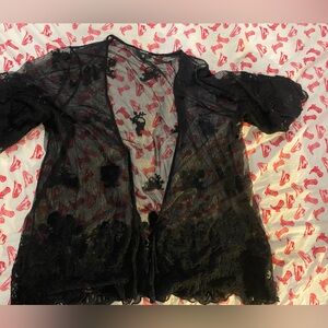 Torrid Mesh Cardigan